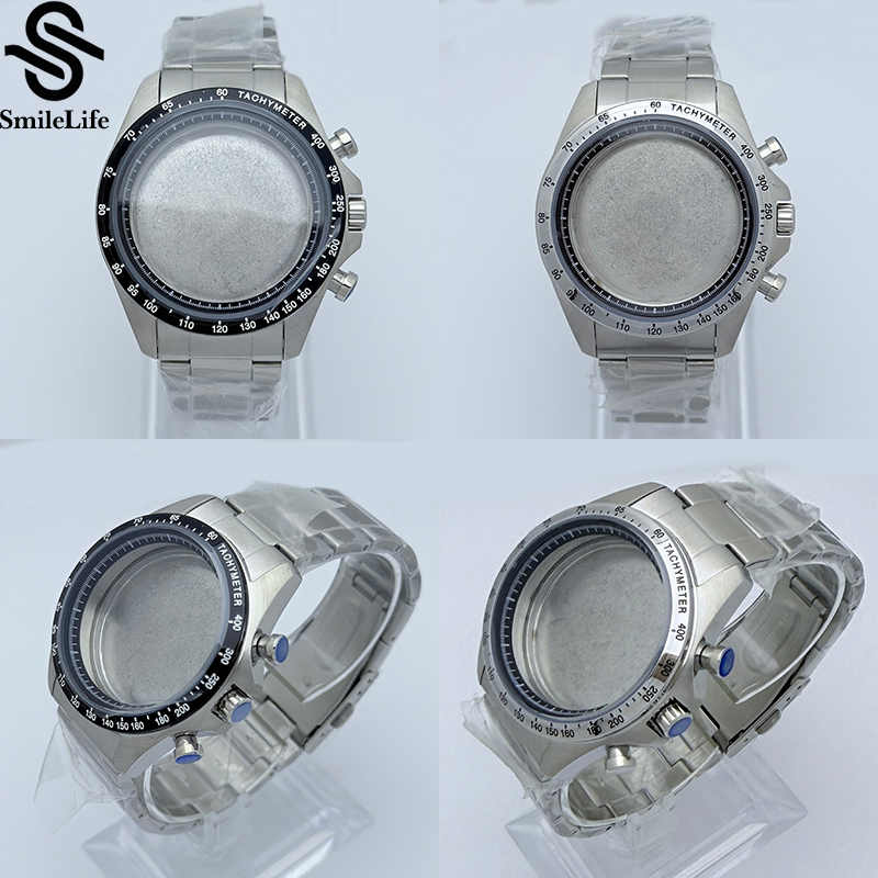 Exhibition Caseback - SmileLife 39mm Watch Case Stainless Steel