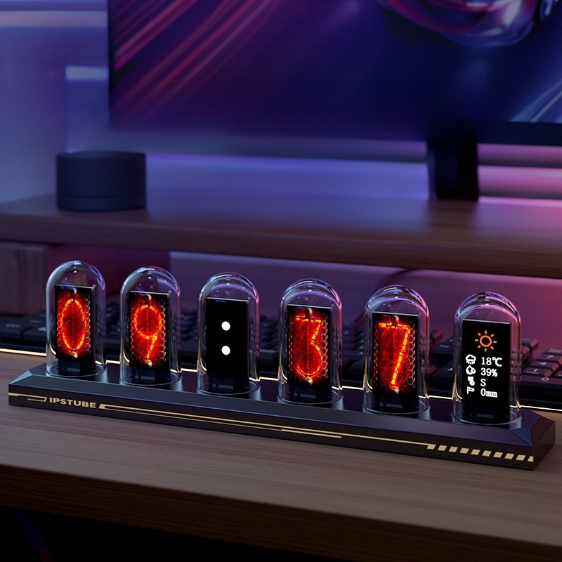 Table Watch Luxury - RGB Nixie Tube Table Clock Vacuum