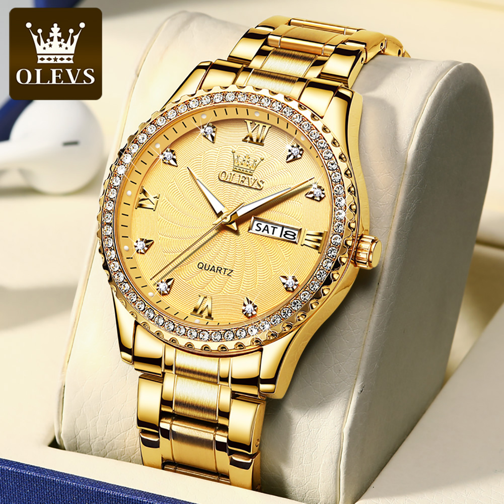 Luxury Watch Name - OLEVS 5565 Luxury Brand Quartz Watch