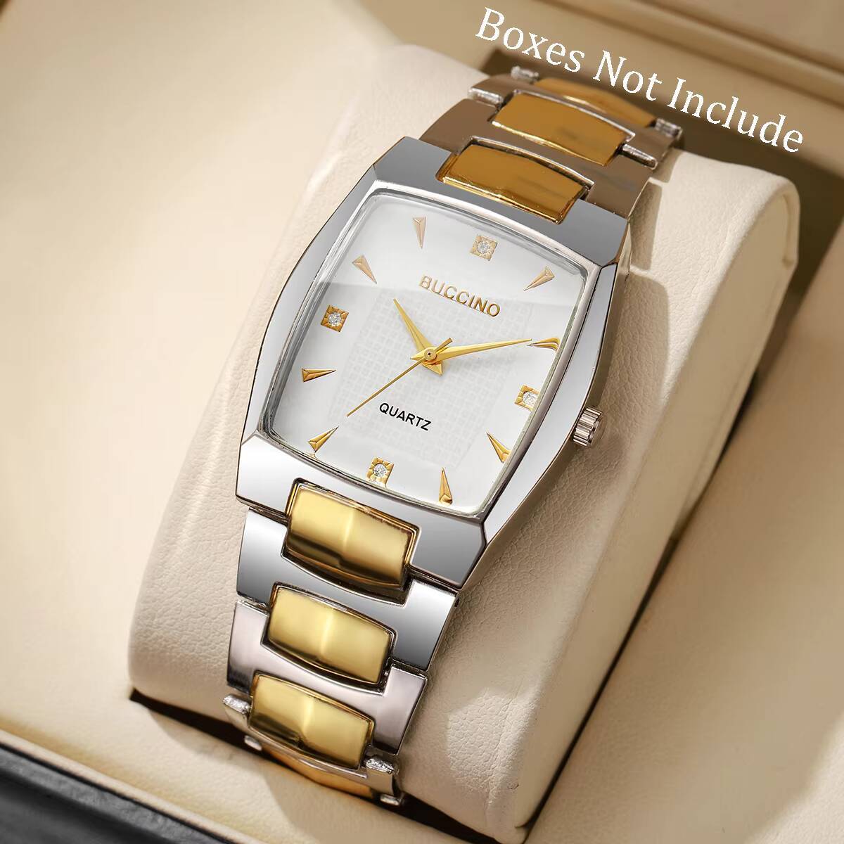 Luxury Watch Organizer For Men - Fashion Rectangle Men Quartz Wristwatch Luxury