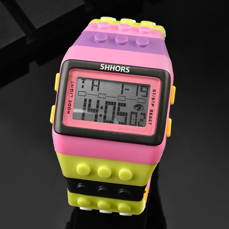 Perpetual Calendar Watch - Fashion Rainbow Watch Women Led Digital