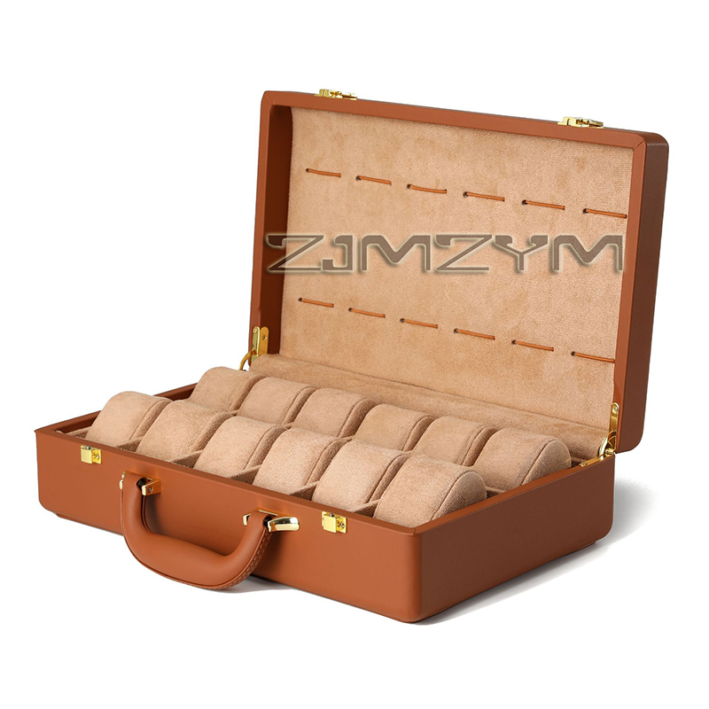 Luxury Watch Organizer For Men - 12 Slots Watch Box Mens Watches