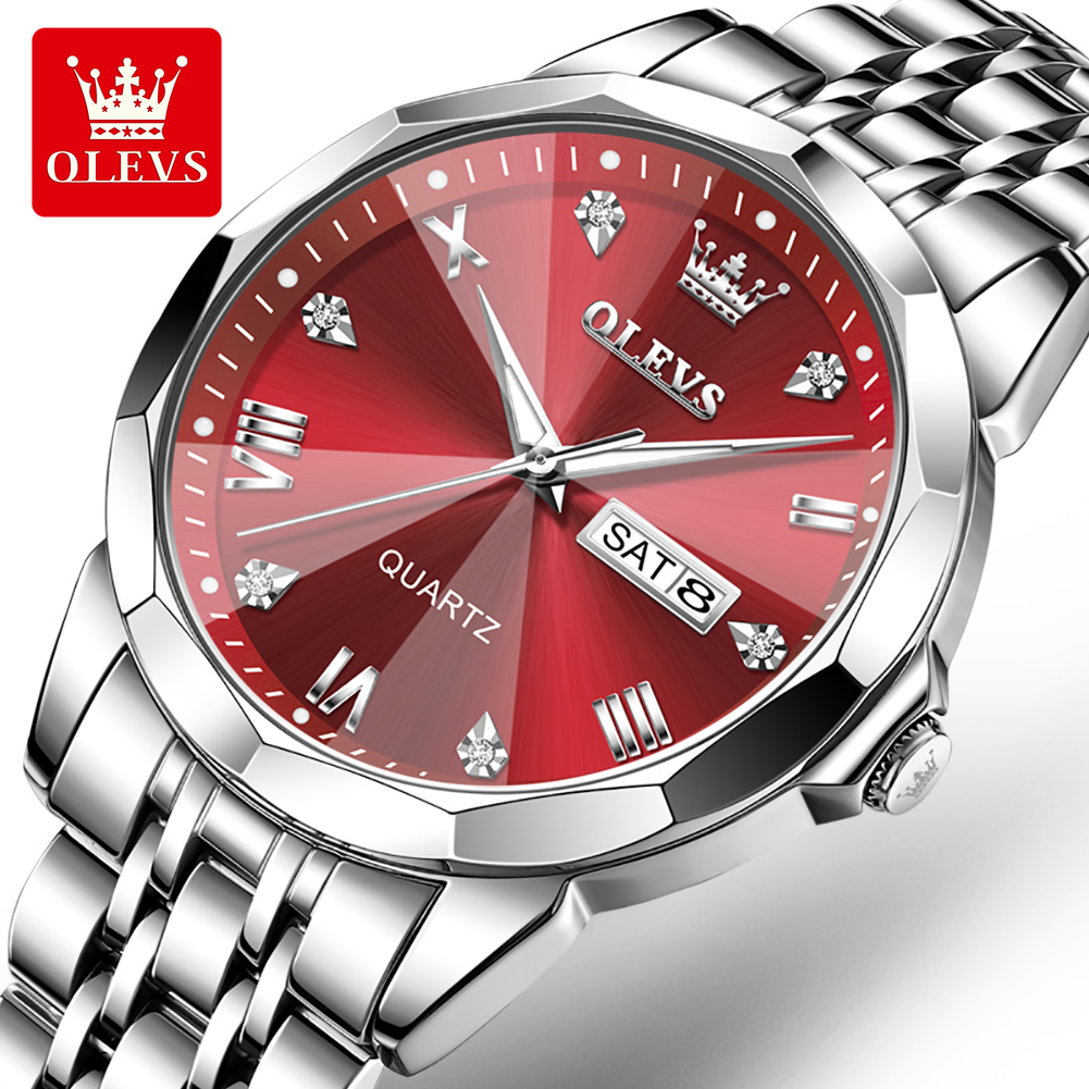 OLEVS Brand Original Business  - Luxury Watch Name recension och pris
