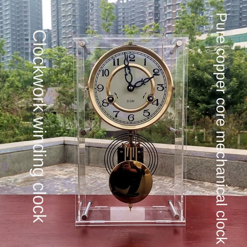 Vintage Mechanical Table Clock - Table Watch Luxury recension och pris