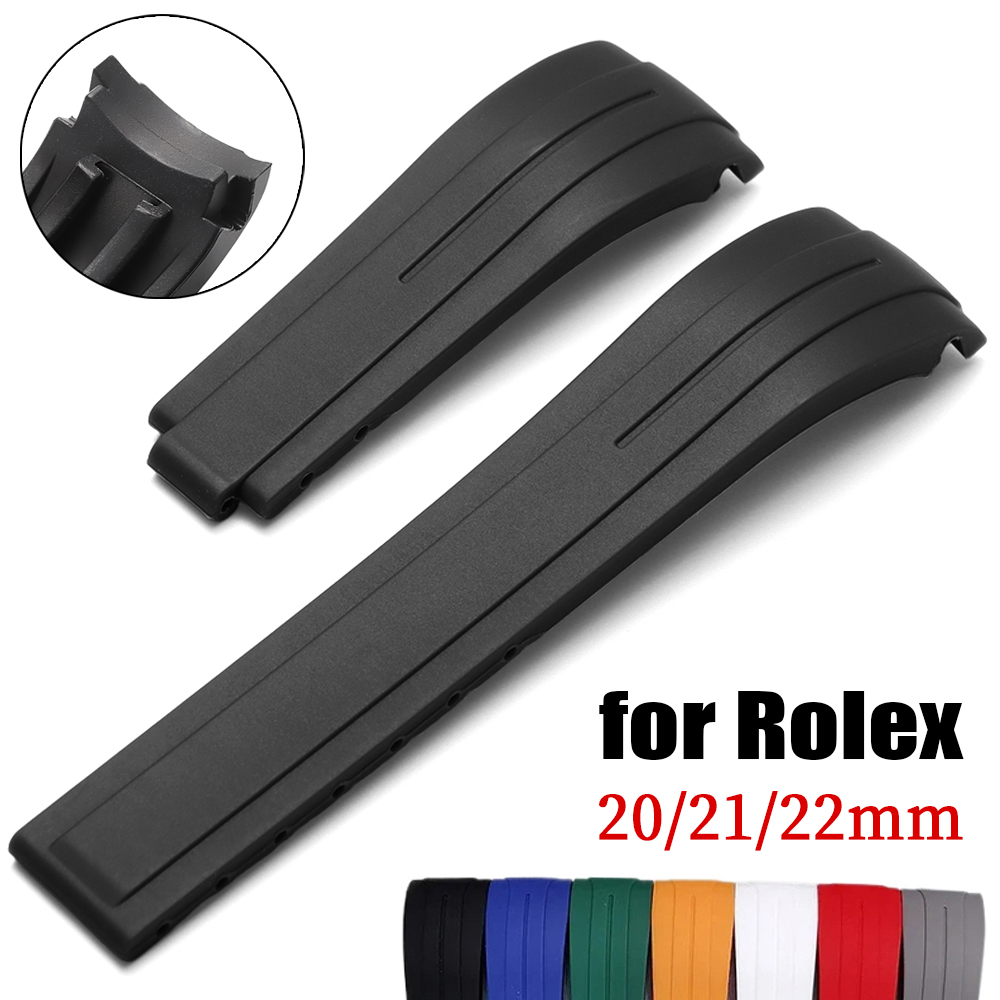 20mm 21mm 22mm Rubber Watch St - Rolex Watch Daytona recension och pris