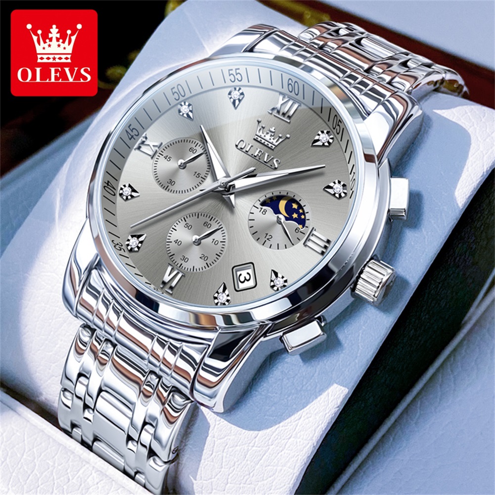 OLEVS 2858 Quartz Watch for Me - Luxury Watch For Men recension och pris