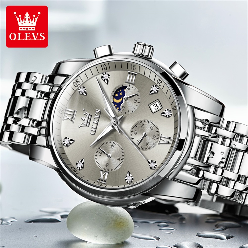 OLEVS 2858 Quartz Watch for Me - Luxury Watch For Men recension och pris