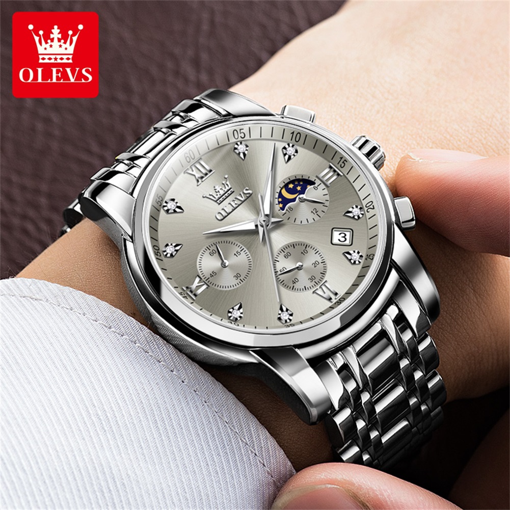 OLEVS 2858 Quartz Watch for Me - Luxury Watch For Men recension och pris