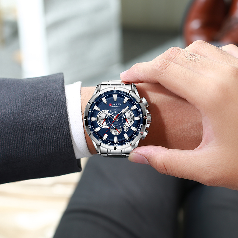 CURREN Wrist Watch Men Waterpr - Luxury Watch Name recension och pris