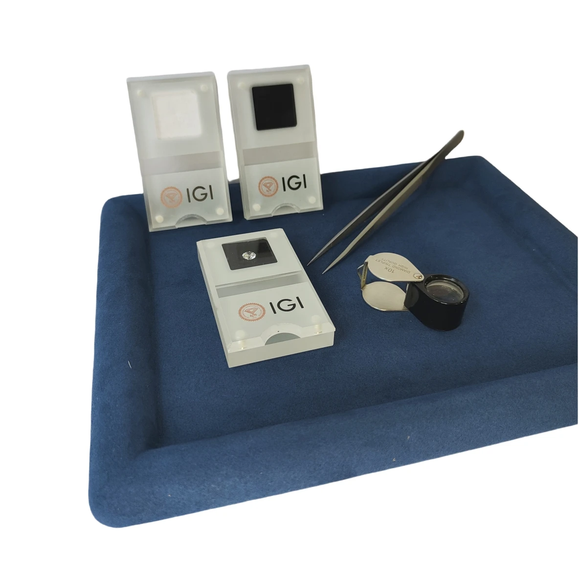 GIA Loose Diamond Storage Disp - Exhibition Caseback recension och pris