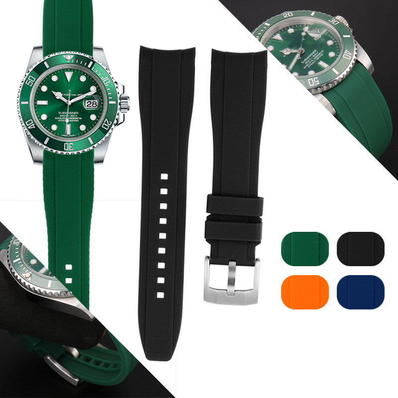 Curved Interface Rubber Strap  - Rolex Watch Daytona recension och pris