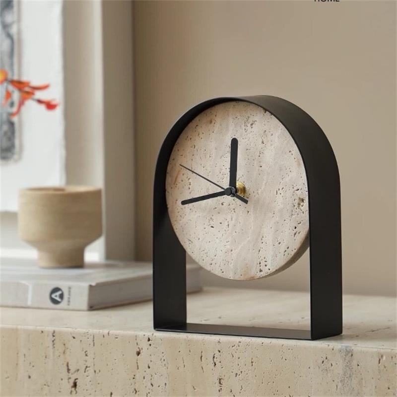 Luxurious Marble Desktop Clock - Table Watch Luxury recension och pris