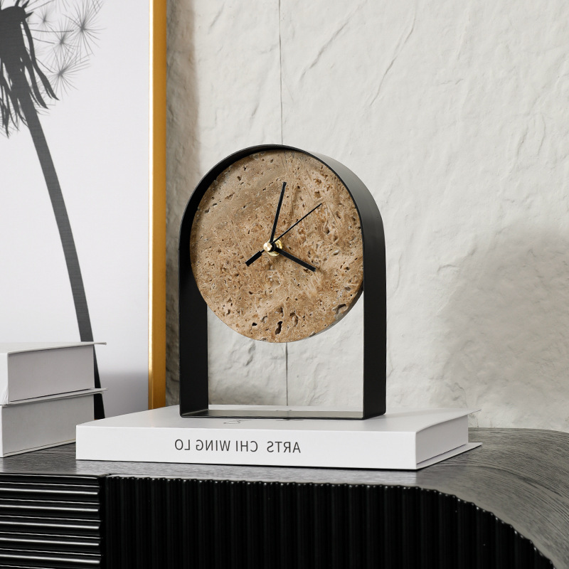 Luxurious Marble Desktop Clock - Table Watch Luxury recension och pris