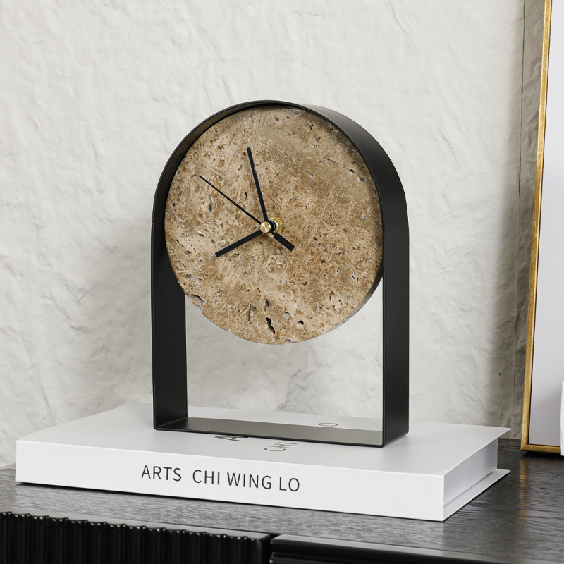 Luxurious Marble Desktop Clock - Table Watch Luxury recension och pris