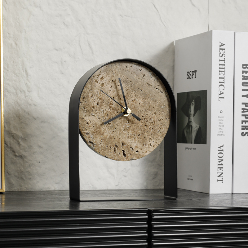 Luxurious Marble Desktop Clock - Table Watch Luxury recension och pris