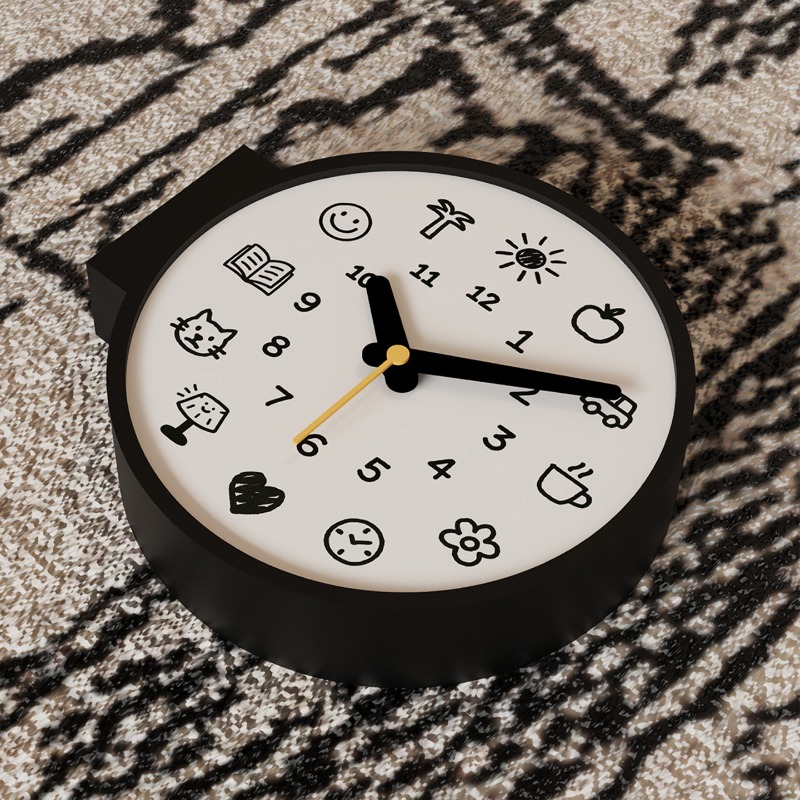 Modern Double Sided Wall Clock - Table Watch Luxury recension och pris