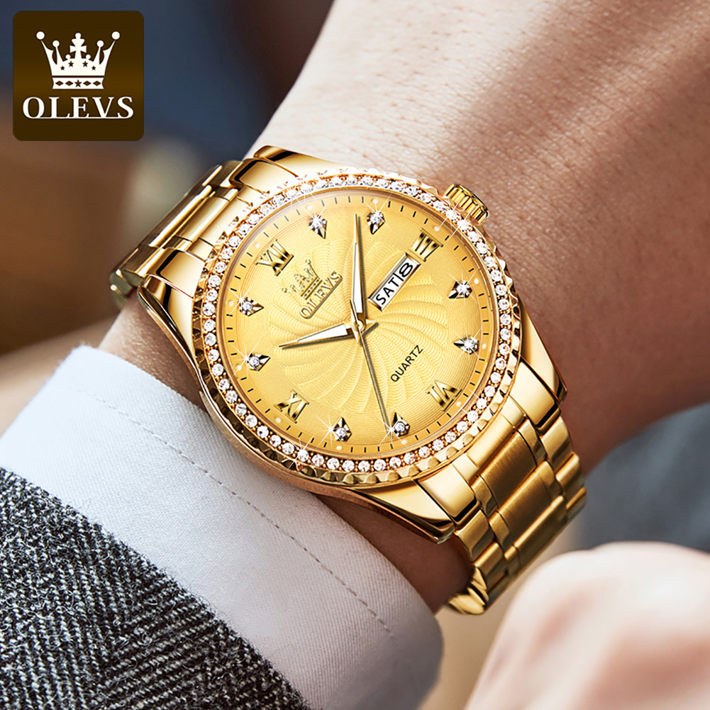 OLEVS 5565 Luxury Brand Quartz - Luxury Watch Name recension och pris