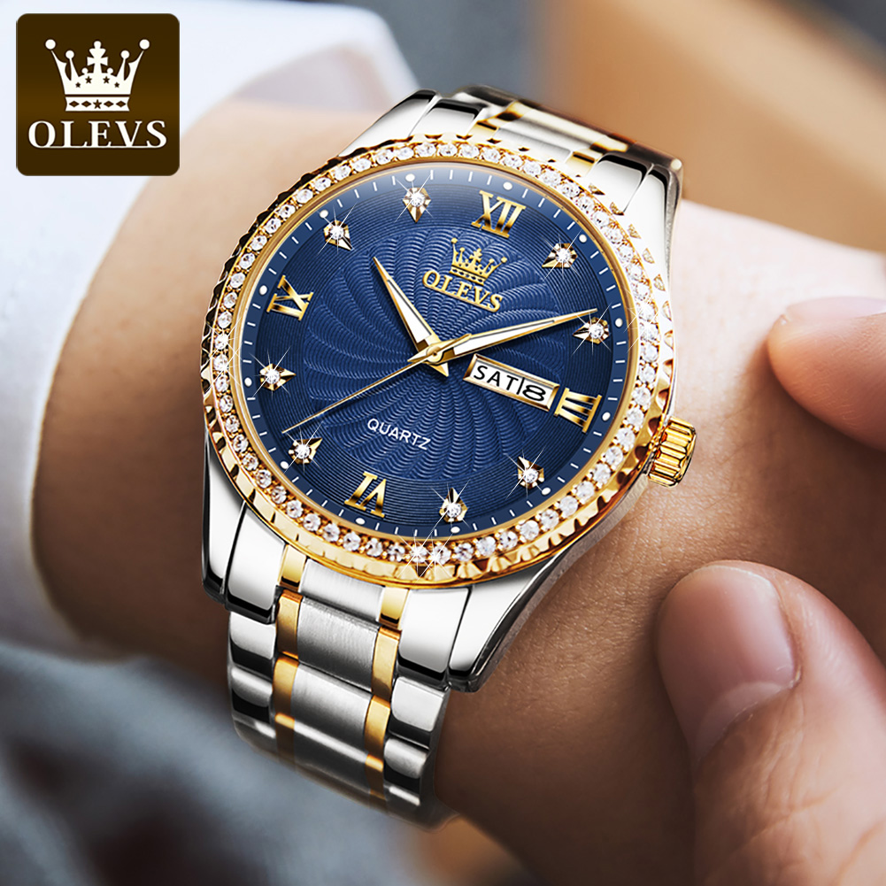 OLEVS 5565 Luxury Brand Quartz - Luxury Watch Name recension och pris
