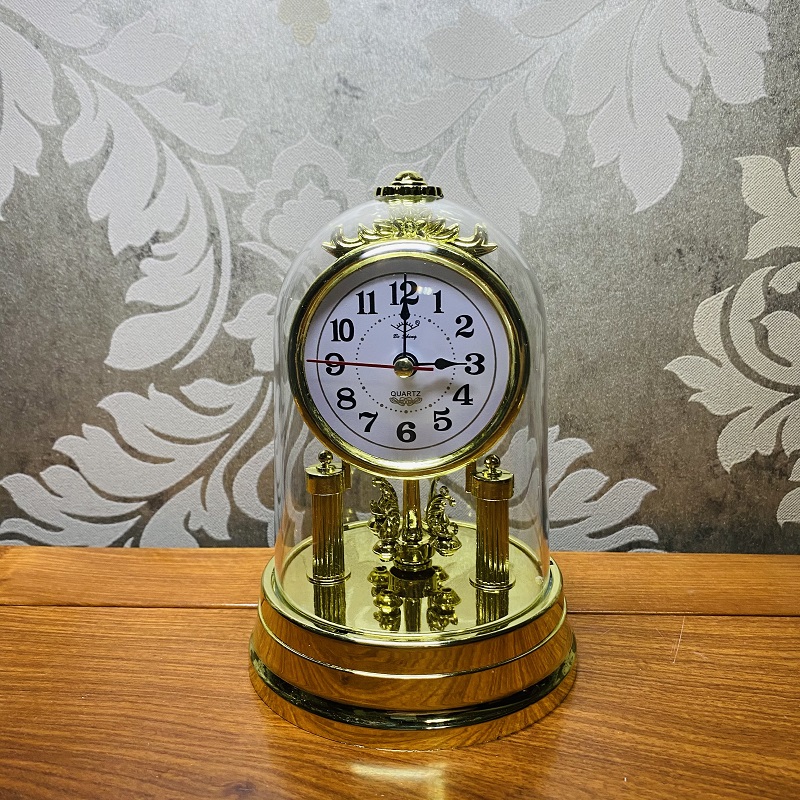 Luxury Gold Table Clock Silent - Table Watch Luxury recension och pris
