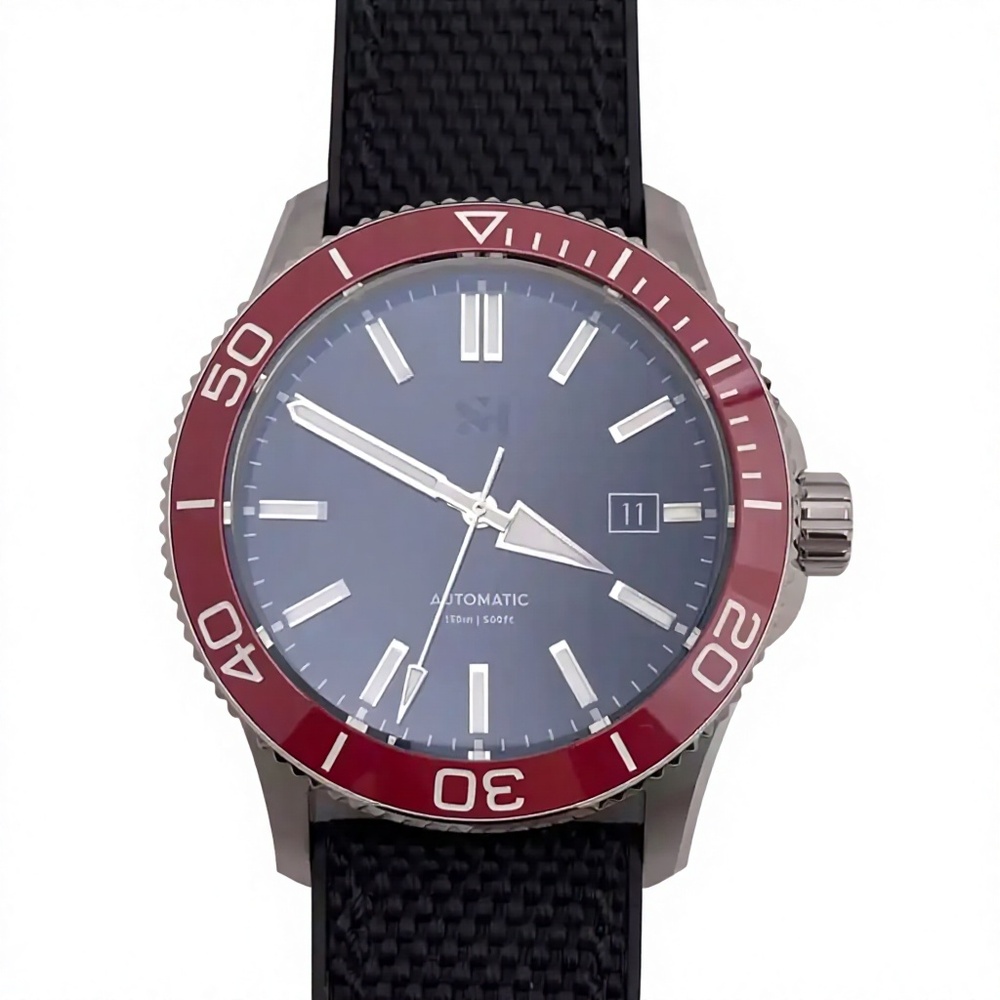 SH05 Men's Automatic Dive Mech - Exhibition Caseback recension och pris