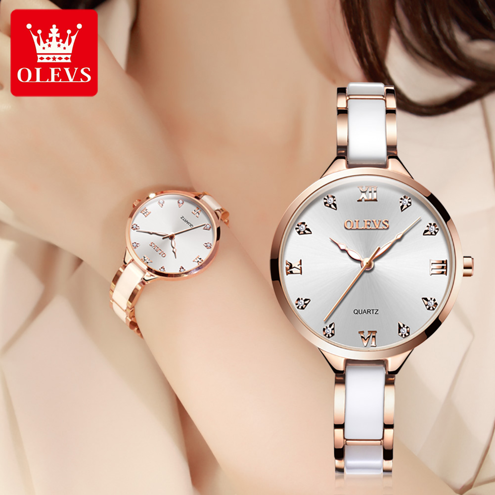 OLEVS Ceramic Dress Women Watc - Luxury Watch In Japan recension och pris