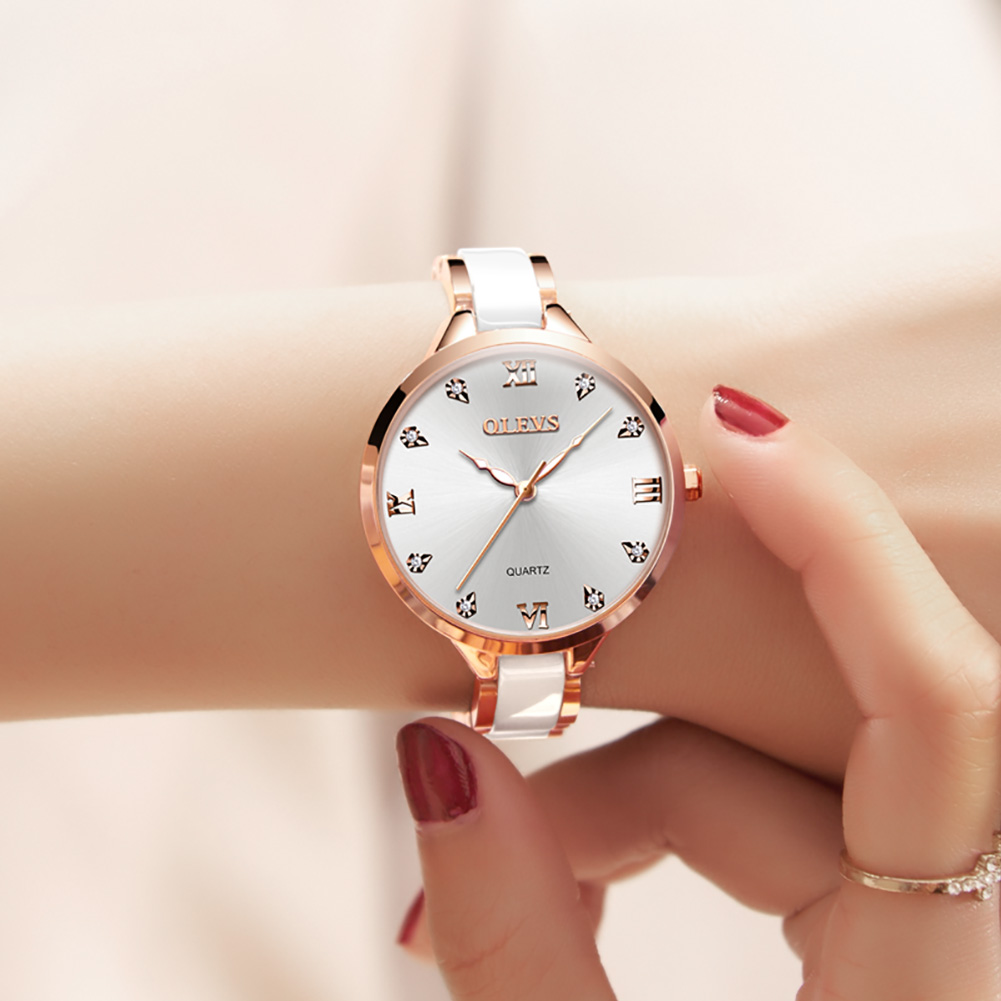 OLEVS Ceramic Dress Women Watc - Luxury Watch In Japan recension och pris