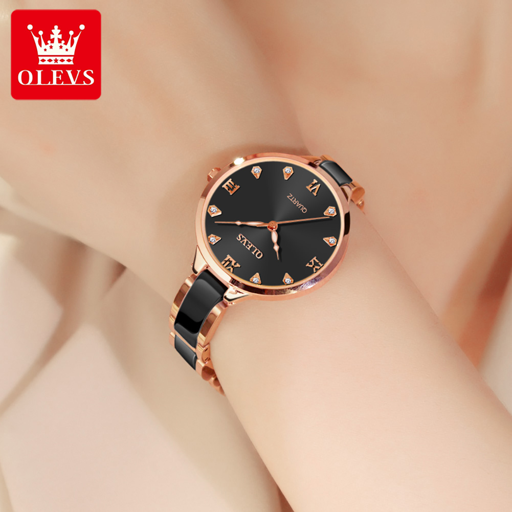 OLEVS Ceramic Dress Women Watc - Luxury Watch In Japan recension och pris