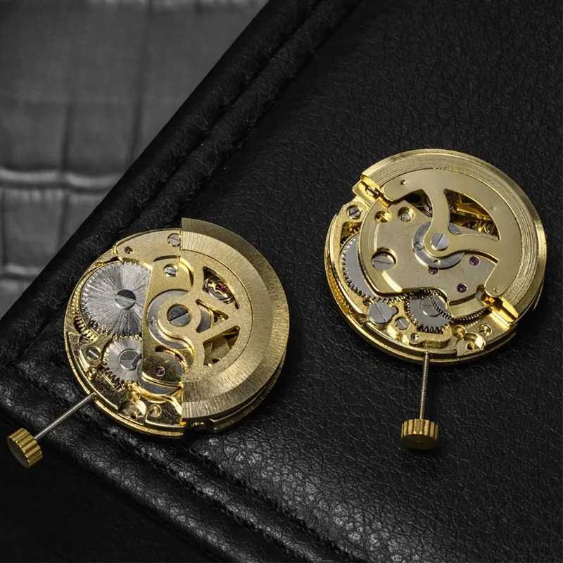 Gold Skeleton 27mm Watch Movem - Perpetual Calendar Watch recension och pris