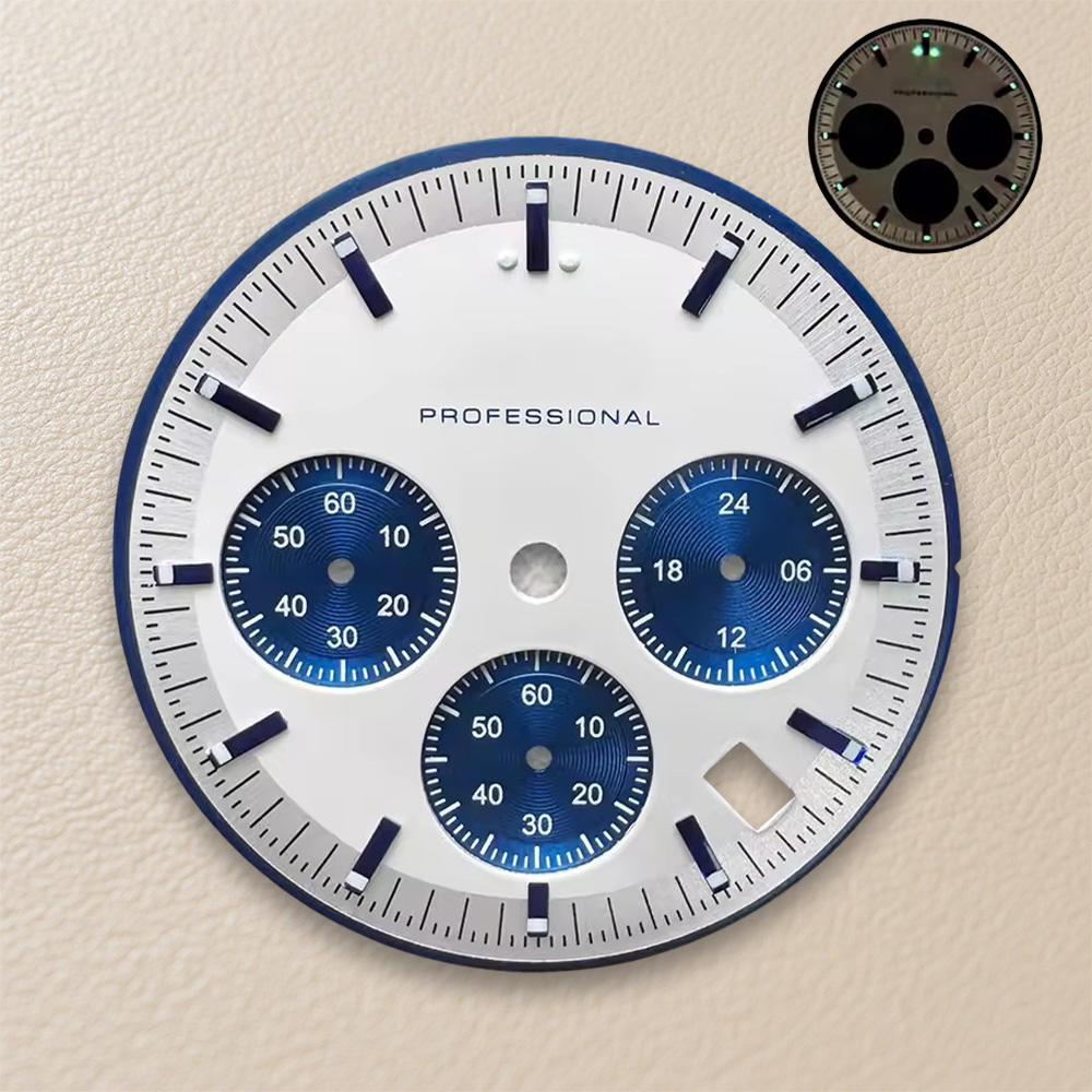 New S Logo 32.5mm Dial Fit VK6 - Exhibition Caseback recension och pris