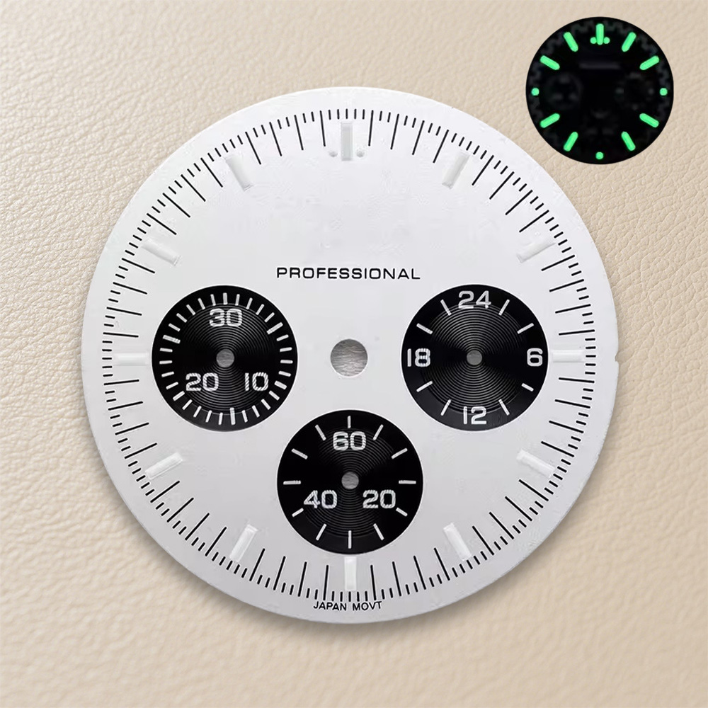 New S Logo 32.5mm Dial Fit VK6 - Exhibition Caseback recension och pris