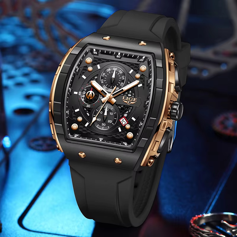 LIGE Top Brand Luxury Men Watc - Luxury Watch Name recension och pris