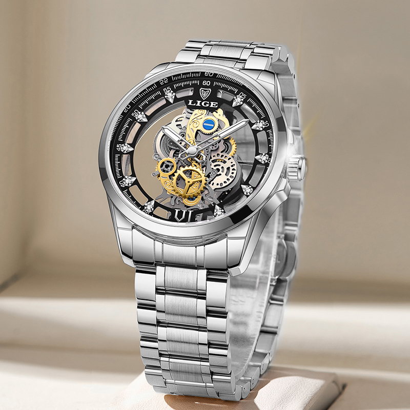 LIGE Fashion Top Luxury Men's  - Luxury Watch Name recension och pris