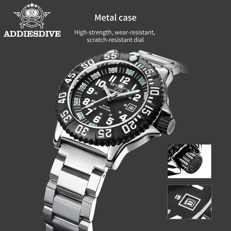 Addies Dive Men Fashion Casual - Luxury Watch Longines recension och pris