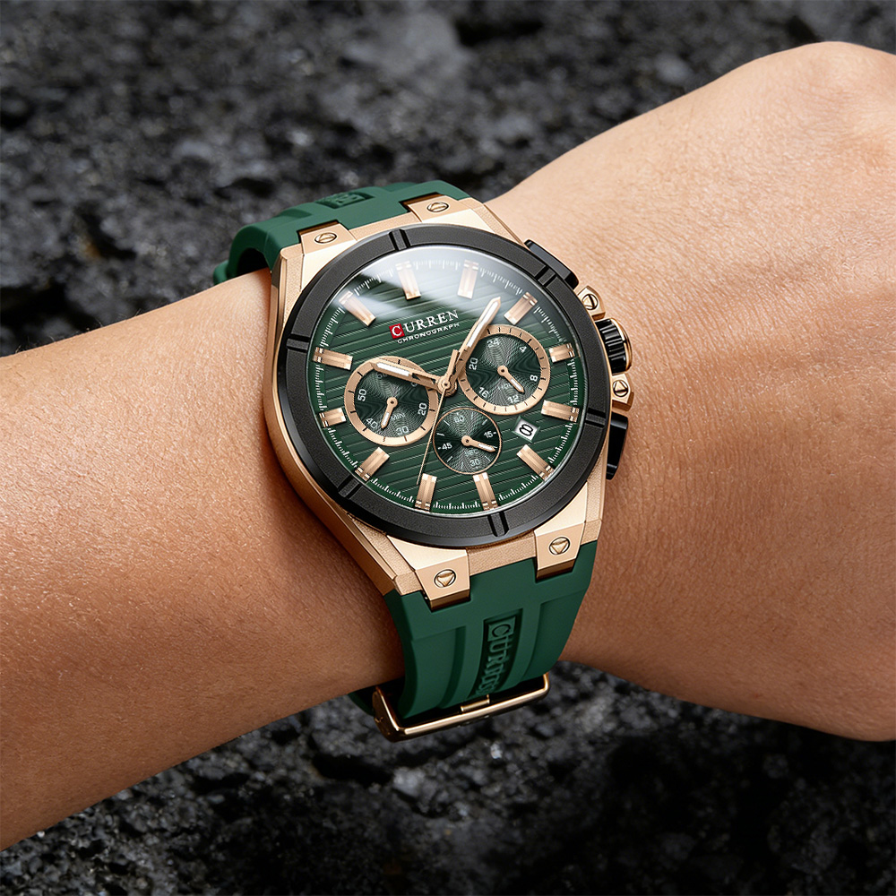 CURREN Luxury Men‘s Chronograp - Luxury Watch Japan recension och pris