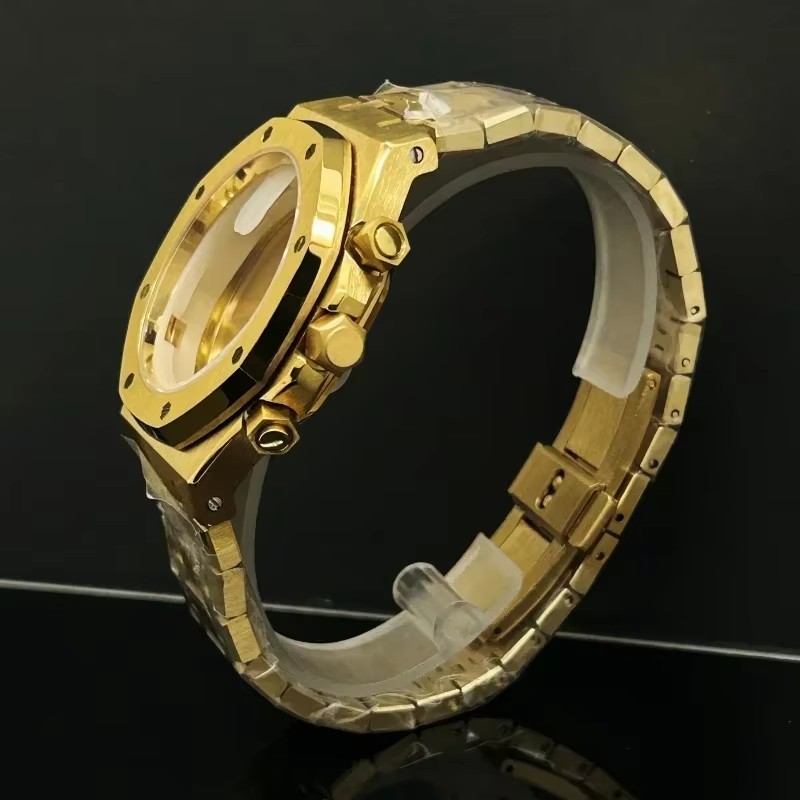41mm Rose Gold Black Watch Men - Exhibition Caseback recension och pris