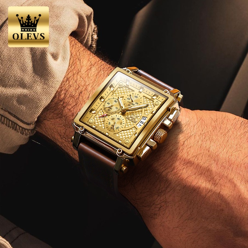 OLEVS Brand Mens Watches Water - Luxury Watch Name recension och pris