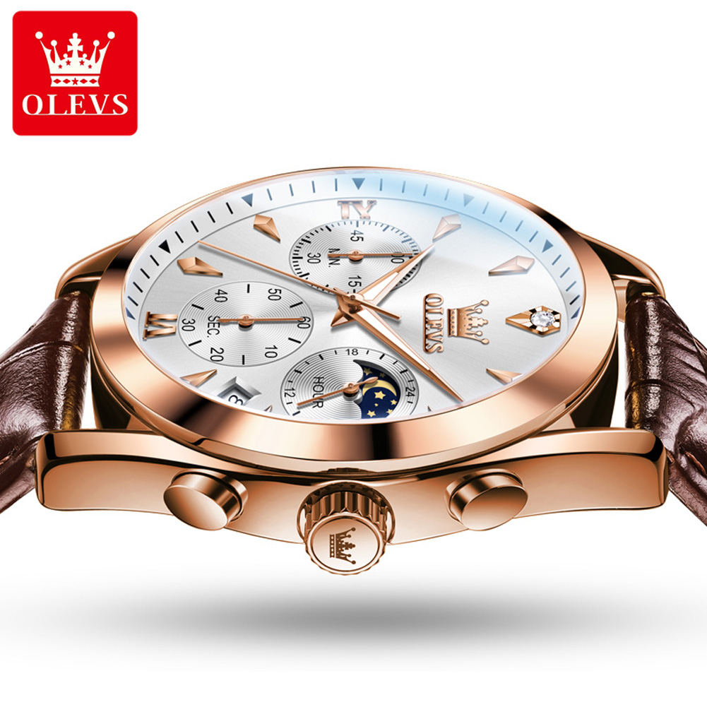 OLEVS Brand New Fashion Quartz - Luxury Watch Name recension och pris