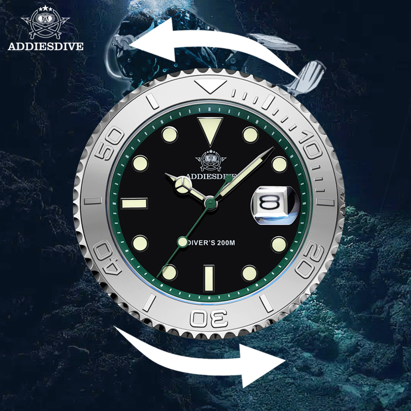 ADDIESDIVE Men's Dive Watch 20 - Luxury Watch Longines recension och pris