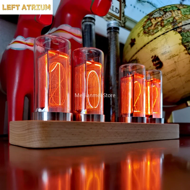 Luxury Wood Nixie Tube Clock W - Table Watch Luxury recension och pris